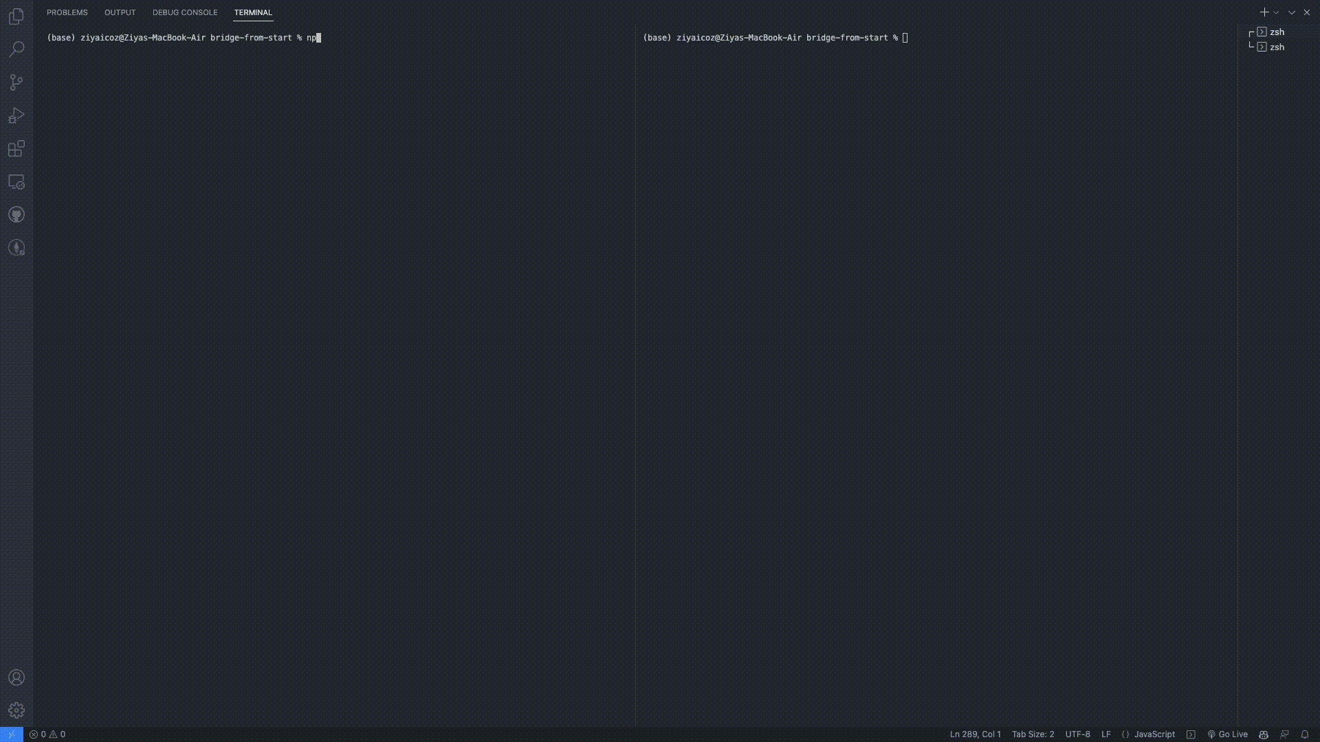 Test relayer with scripts